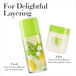 For Delightful Layering, Fresh Green Tea Pear Blossom Eau De Toilette Spray Plus Flirty Green Tea Pear Blossom Honey Drops Body Cream