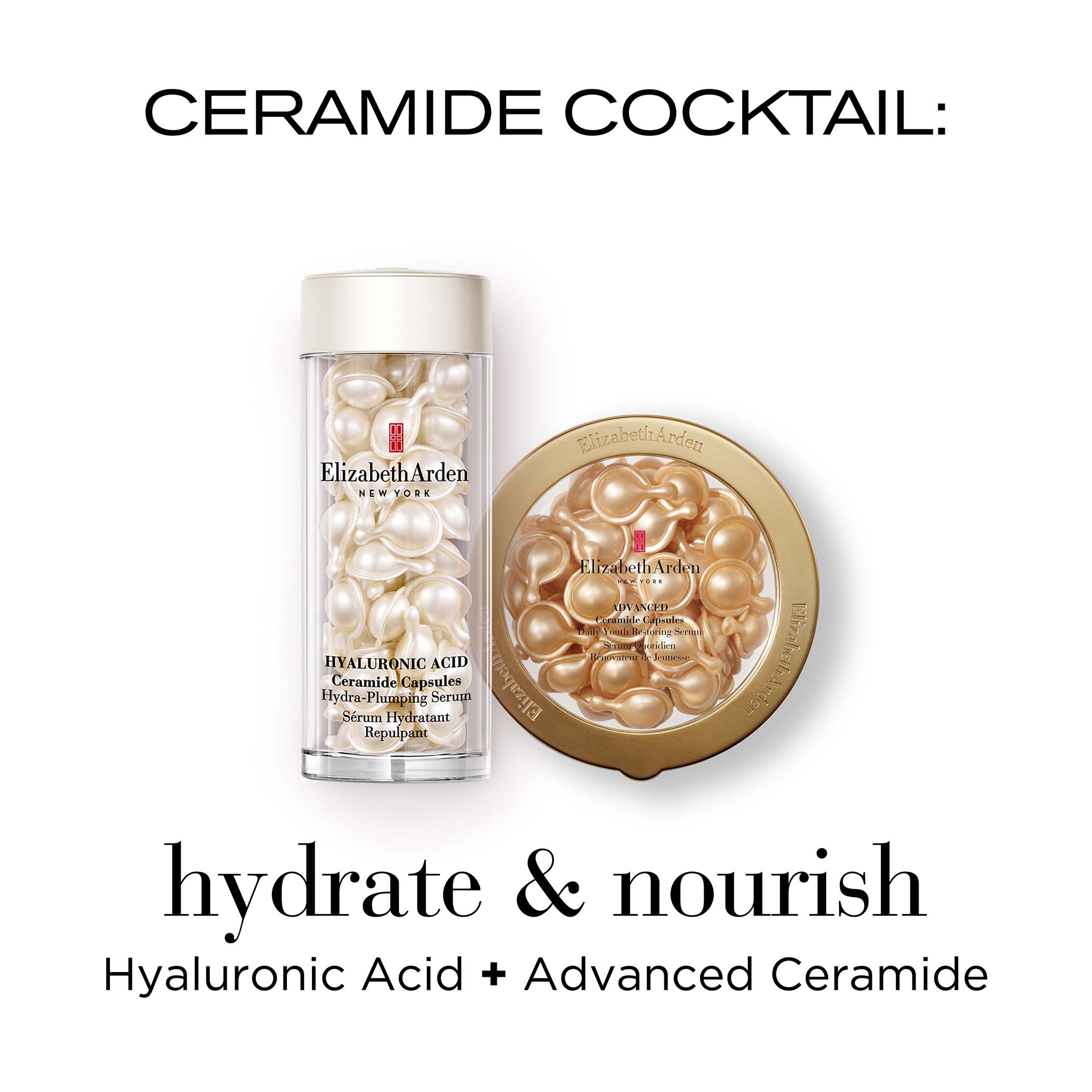 Hydrate and Nourish with Hyaluronic Acid and Advanced Ceramide Capsules